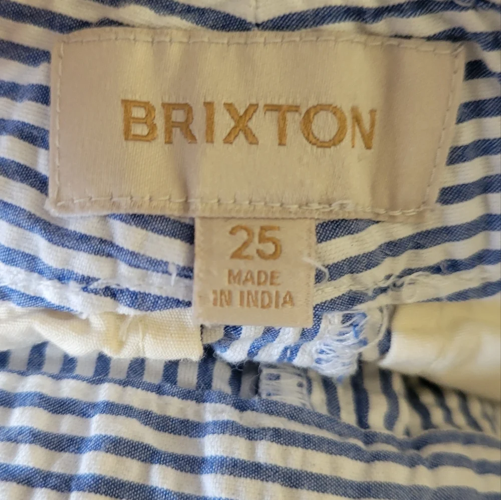 Brixton Striped Pants Size 25